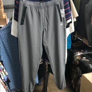 RVCA Charcoal Athletic Pants with Black Details